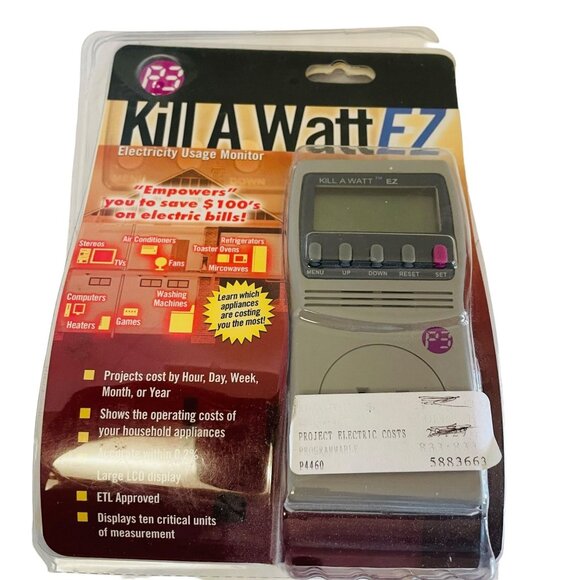 Kill A Watt EZ Electricity Usage Monitor 5 1/3 x 6" - Picture 3 of 5